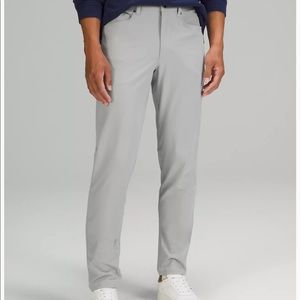 ABC Slim Fit Lululemon Pants in Silver Drop